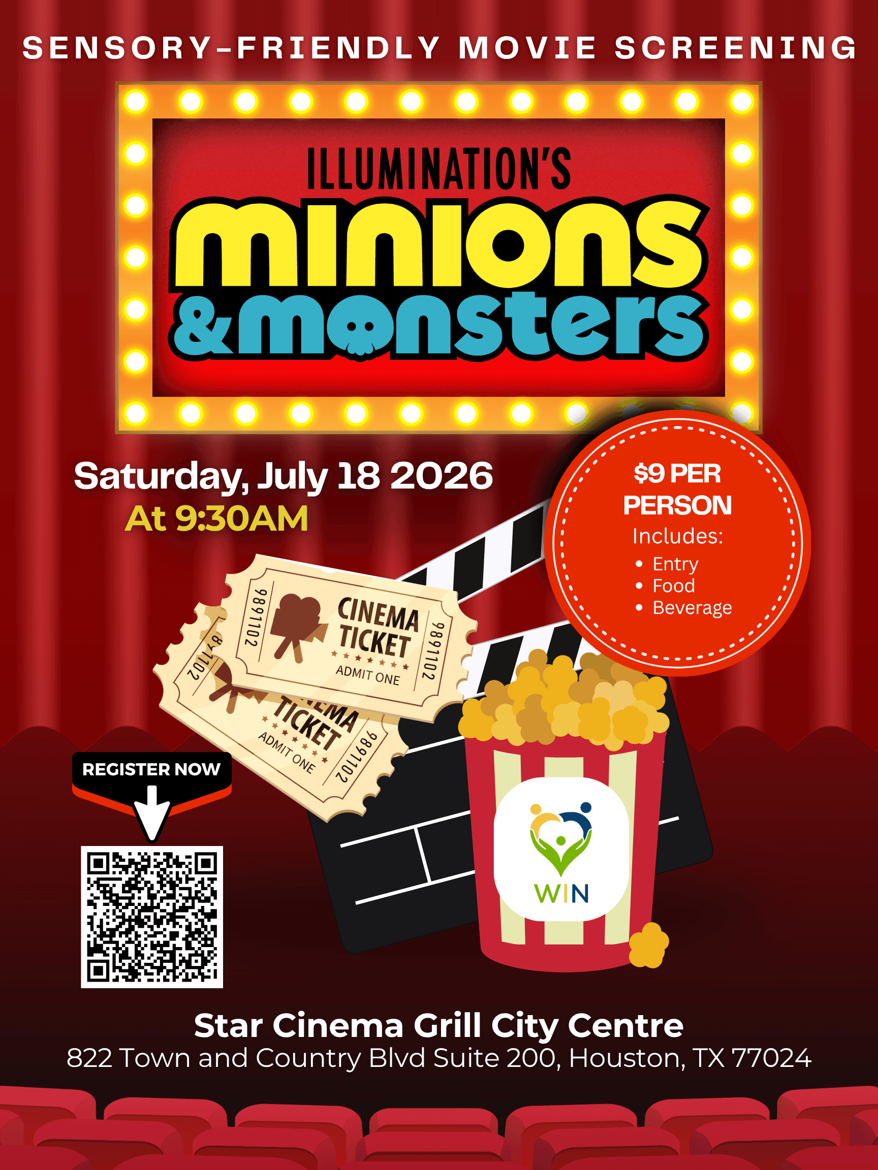 Minions & Monsters Sensory-Friendly Movie Screening